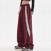 Baggy-Jogginghose mit Paspelierung und Patchwork